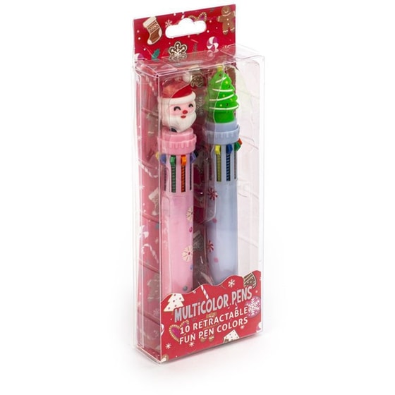 Στυλό Tri-Coastal Xmas 10 Χρώματα (2 Τεμάχια) image 1