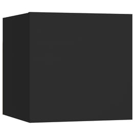 Έπιπλο Τηλεόρασης VidaXL από Μοριοσανίδα 30.5x30x30 cm - Μαύρο
