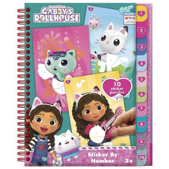 Βιβλίο με Αυτοκόλλητα Totum Gabby's Dollhouse image 0
