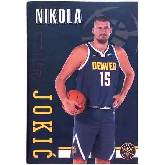 Τετράδιο Καρφίτσα Back Me Up 40 Φύλλων - NBA Nikola Jokic (1 Τεμάχιο) image 0