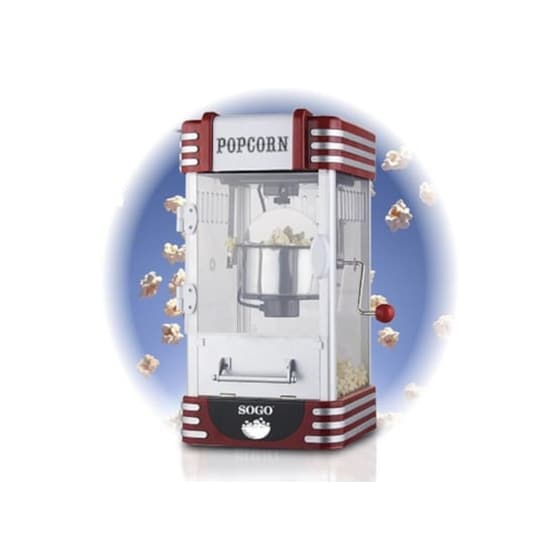 Sogo Συσκευή Popcorn Xxl Πόπ Κόρν 310w Retro Old Fashioned, Pop Corn Maker, Pal-ss-11350 image 0