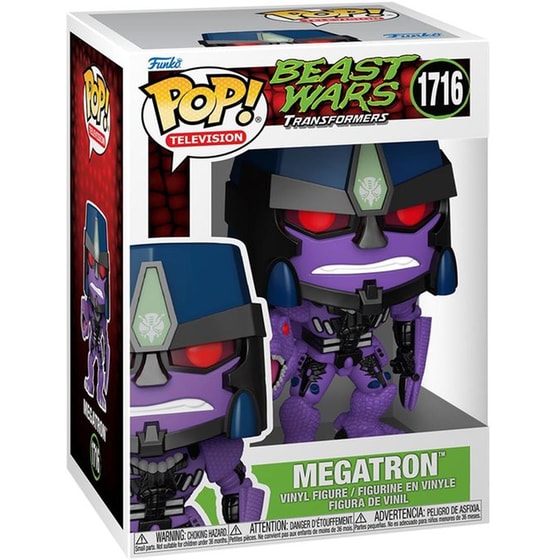 Funko Pop! Television: Beast Wars Transformers - Megatron #1716 Vinyl Figure image 1