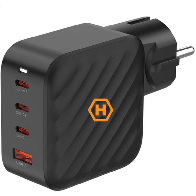 Φορτιστής Πρίζας Hammer USB-C/USB-A 100W - Μαύρο