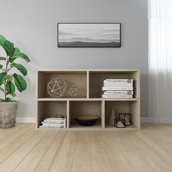 Βιβλιοθήκη VidaXL από Μοριοσανίδα 50x25x80 cm - Μπεζ image 11