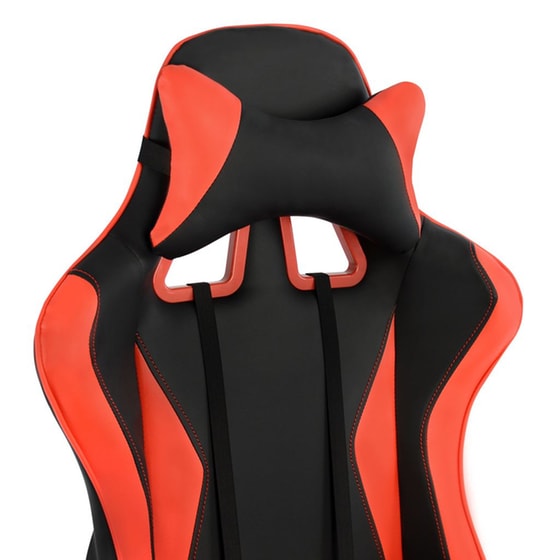 Gaming Καρέκλα Speed Homemarkt με Υποπόδιο - Κόκκινο/Μαύρο image 7