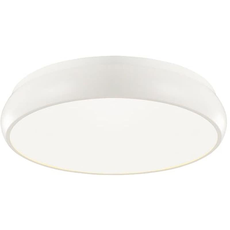 ACA DECOR Φωτιστικό Πλαφονιέρα Led Aca Kallista από Μέταλλο 40x40x8 cm - Λευκό