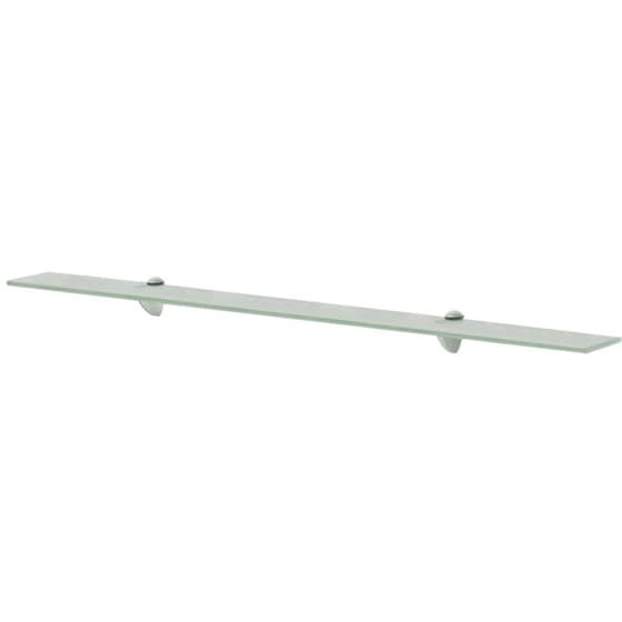 Ράφια Τοίχου VidaXL από Γυαλί 100x10 cm 2 Τμχ -  Διάφανο image 1