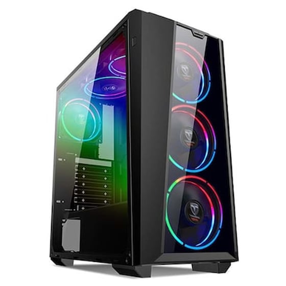 Κουτί Desktop Midi Atx/m-atx Black Front_u2/u3/mic/spk/hd-a, No Psu Ra08a-supercase image 0