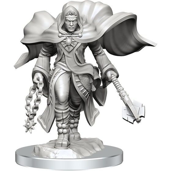 Nolzur's Mini Aasimar Male Cleric Dungeons & Dragons WIZKIDS image 1