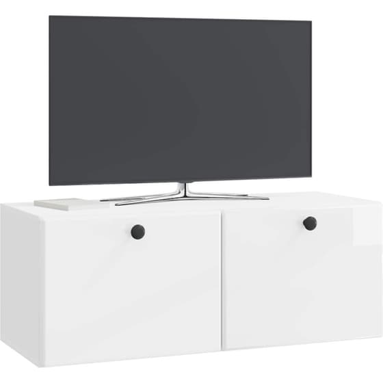 Επιτοίχιο Έπιπλο Τηλεόρασης VidaXL 78.5x31x30 cm - Γκρι image 1