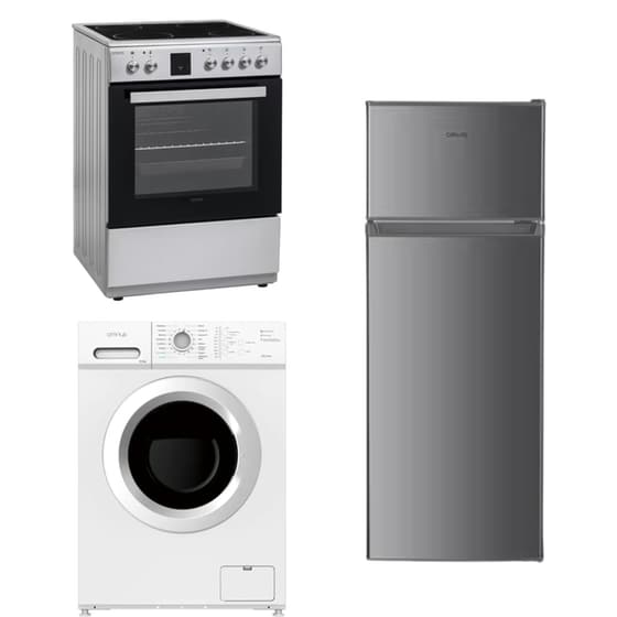 Σετ Κουζίνα Κεραμική OMNYS CINX65 & Πλυντήριο Ρούχων WNM7WH25BAS & Ψυγείο Δίπορτο WNT28N23EIN image 0
