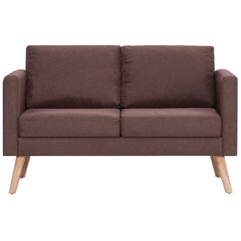 Διθέσιος Καναπές VidaXL 116x70cm - Καφέ