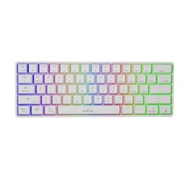 Genesis Thor 660 G2 Gaming Μηχανικό Ασύρματο Bluetooth Πληκτρολόγιο RGB Λευκό (US)