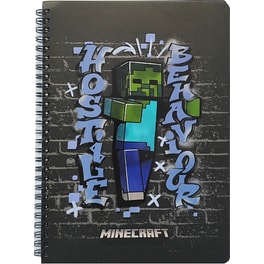 Τετράδιο Σπιράλ Graffiti B5 2 Θεμάτων Minecraft (1 Τεμάχιο)