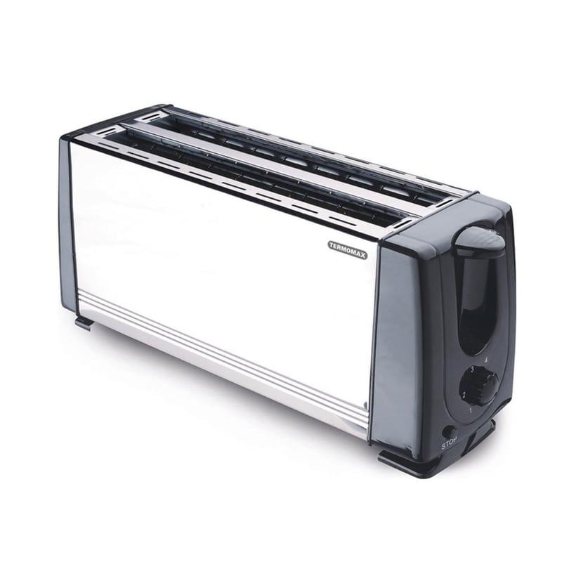 TERMOMAX Termomax Tx401s Φρυγανιέρα Μεταλλική 4 Θέσεων, 1200w Inox