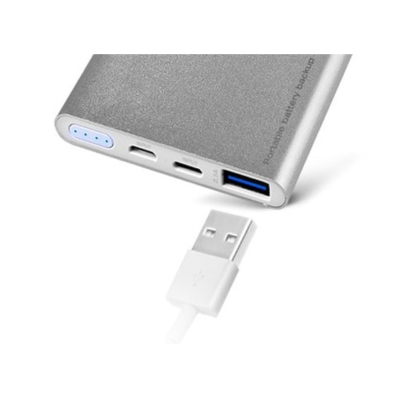 Powerbank SBS Fast Charge 5.000 mAh 2.1A (TTBB5000ALS) Ασημί image 1