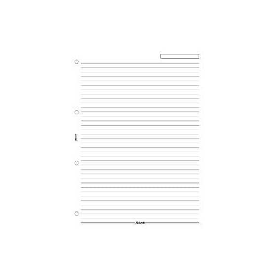Ανταλλακτικό Filofax Α4 Λευκες Ριγε Σημειώσεις image 0