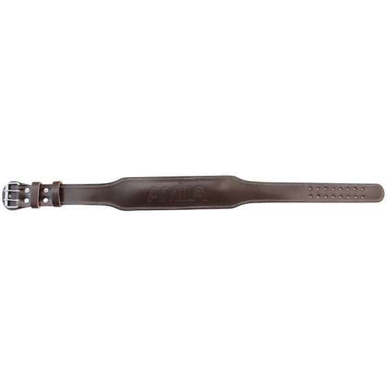 Ζώνη Άρσης Βαρών Amila 94903 Large A Quality Δερμάτινη με Μαξιλαράκι - Καφέ image 3