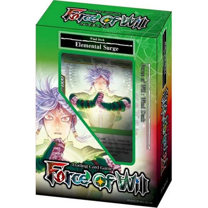 Force Of Will Tcg Elemental Surge - Wind Deck