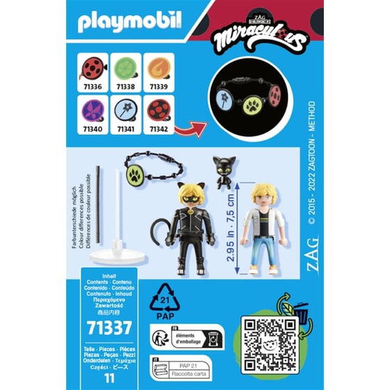 PLAYMOBIL® Miraculous: Adrien & Cat Noir (71337) image 9