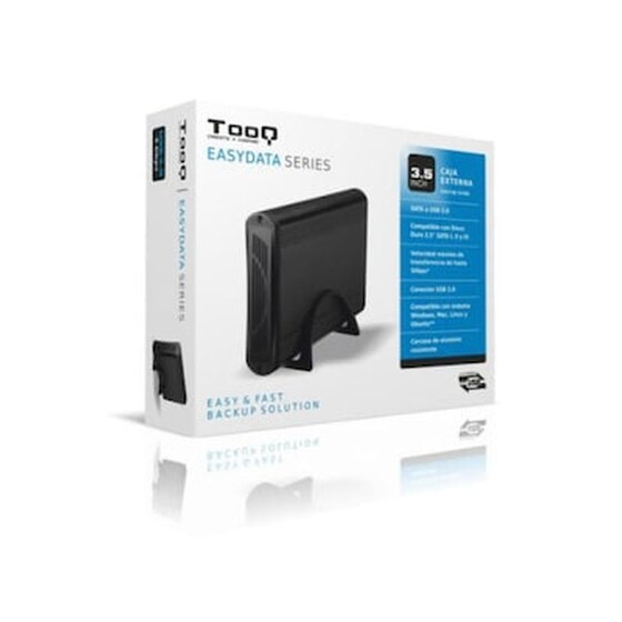 Εξωτερικό Κουτί Tooq Tqe-3526b Hd 3.5" Sata Iii Usb 3.0 Μαύρο image 1