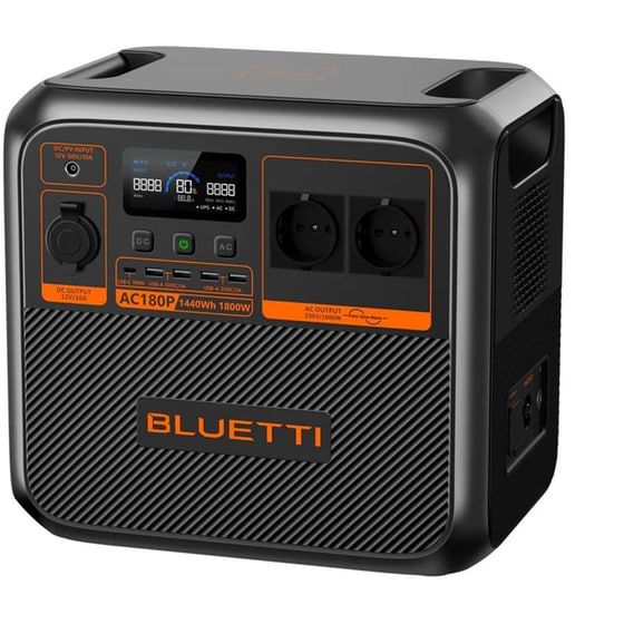 Bluetti Power Station AC180P 1.440Wh - Μαύρο image 1