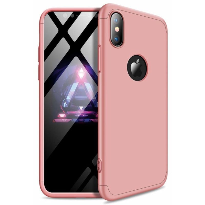 GKK Θήκη Apple iPhone XS Max - Gkk 360 Full Body Protection - Pink