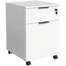 Συρταριέρα Γραφείου Spitishop με Ντουλάπι A-d Rio White Rkm-311-dd-1 41x45x61 cm - Λευκή