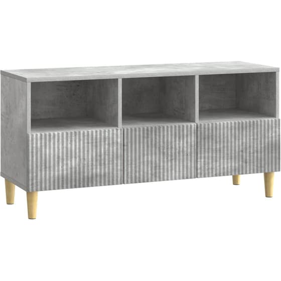 Έπιπλο Τηλεόρασης VidaXL 102x34.5x50 cm - Γκρι Σκυροδέματος image 0