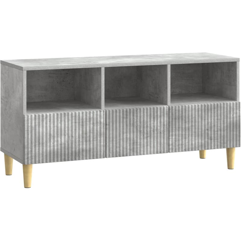 Έπιπλο Τηλεόρασης VidaXL 102x34.5x50 cm - Γκρι Σκυροδέματος