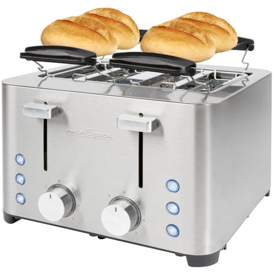 PROFICOOK PC-TA 1252  4 Θέσεων 1500W Inox Φρυγανιέρα image 2