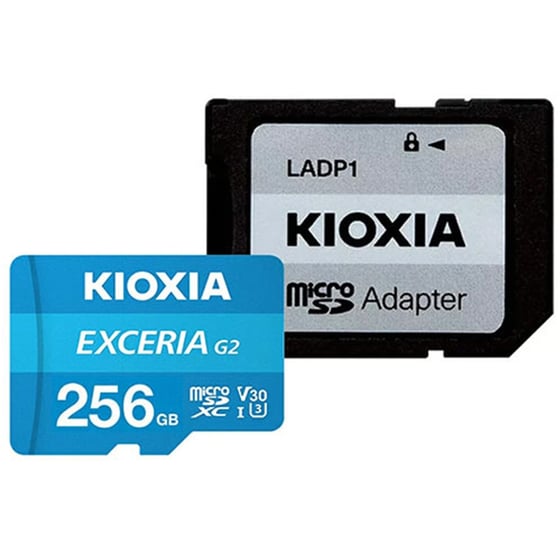 Kioxia Exceria G2 microSD 256GB U3 με αντάπτορα image 0