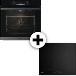 HISENSE HI6431BF Z& BSA65226AB 77 Lt Μαύρο Εντοιχιζόμενος Σετ Φούρνος και Εστία