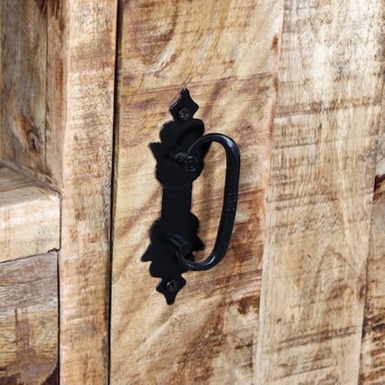 Έπιπλο Τηλεόρασης VidaXL Ξύλο Μάνγκο 110x30x50cm - Καφέ image 2