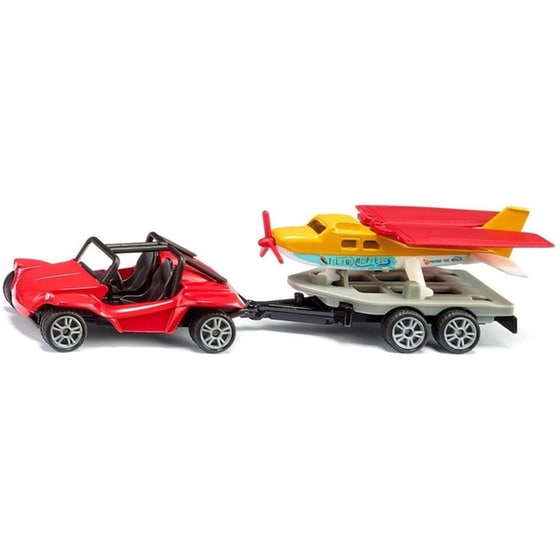 Αυτοκινητάκι Siku Buggy με Τρέιλερ και Αεροπλάνο image 2