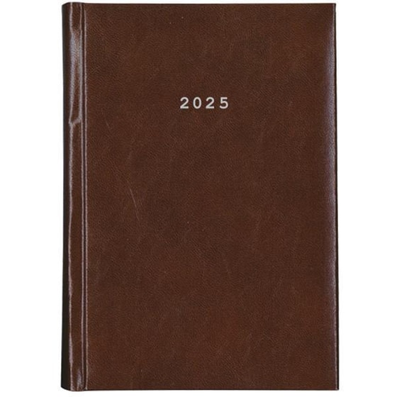 Ημερολόγιο Ημερήσιο 2025 Next Prestige 12M 12x17 cm Καφέ Σκούρο image 0