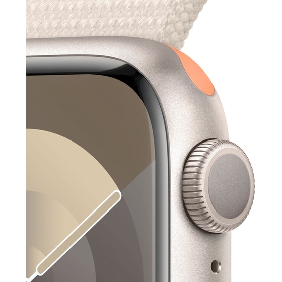Apple Watch Series 9 Aluminium Starlight GPS 41mm - Starlight Sport Loop image 2