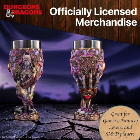 Ποτήρι Nemesis Now: Dungeons & Dragons - Vecna Goblet 300ml image 9