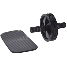 Ρόδα Κοιλιακών XQ Max Exercise Wheel with Soft Handles με Στρώμα Γυμναστικής - Μαύρο