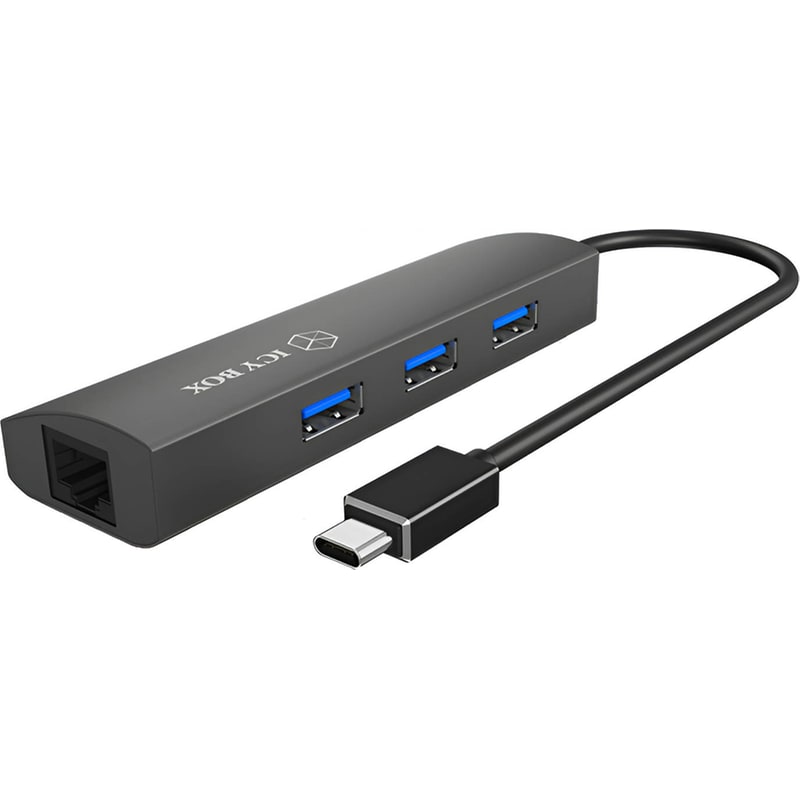 Icy Box IB-HUB1406-C USB Hub 4-Port USB 3.0 συμβατό με USB-C φωτογραφία