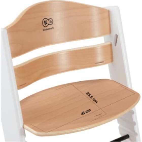 Kinderkraft Καρεκλάκι Φαγητού Enock με Μαξιλαράκι - Γκρι image 9