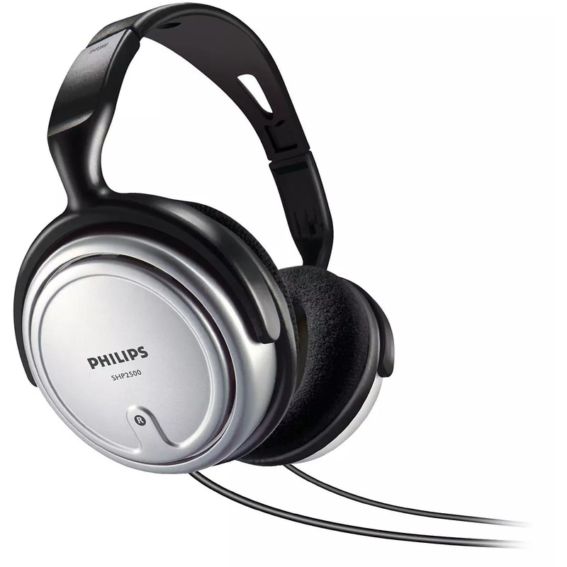 Ακουστικά Κεφαλής Philips SHP2500/00 – Μαύρο/Ασημί