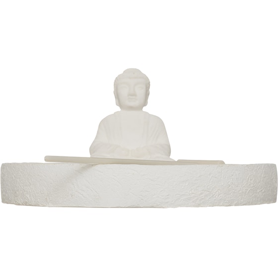 Επιτραπέζιο Διακοσμητικό Spitishop Zen Garden Wasila Τσιμεντένιο 18x9cm - Λευκό image 2