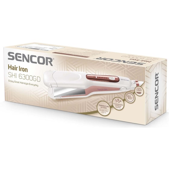 Ισιωτική Μαλλιών SENCOR SHI 6300 Λευκό Χρυσό image 9