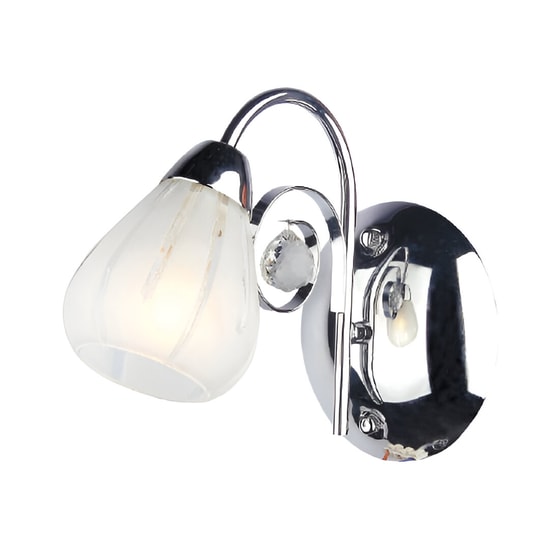 Απλίκα Τοίχου Aca Cardinal Fmb51491 Μεταλλική 11x14x20 cm - Ασημί/Λευκή image 0