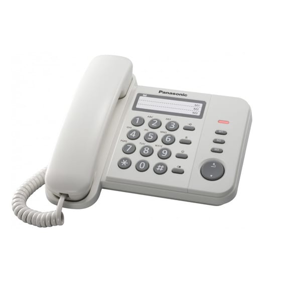 Ενσύρματο Τηλέφωνο Panasonic KX-TS520EXW - Λευκό image 0