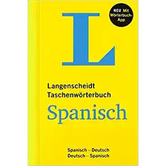 Langenscheidt Taschenworterbuch Spanisch-Buch und App (German Edition) image 0