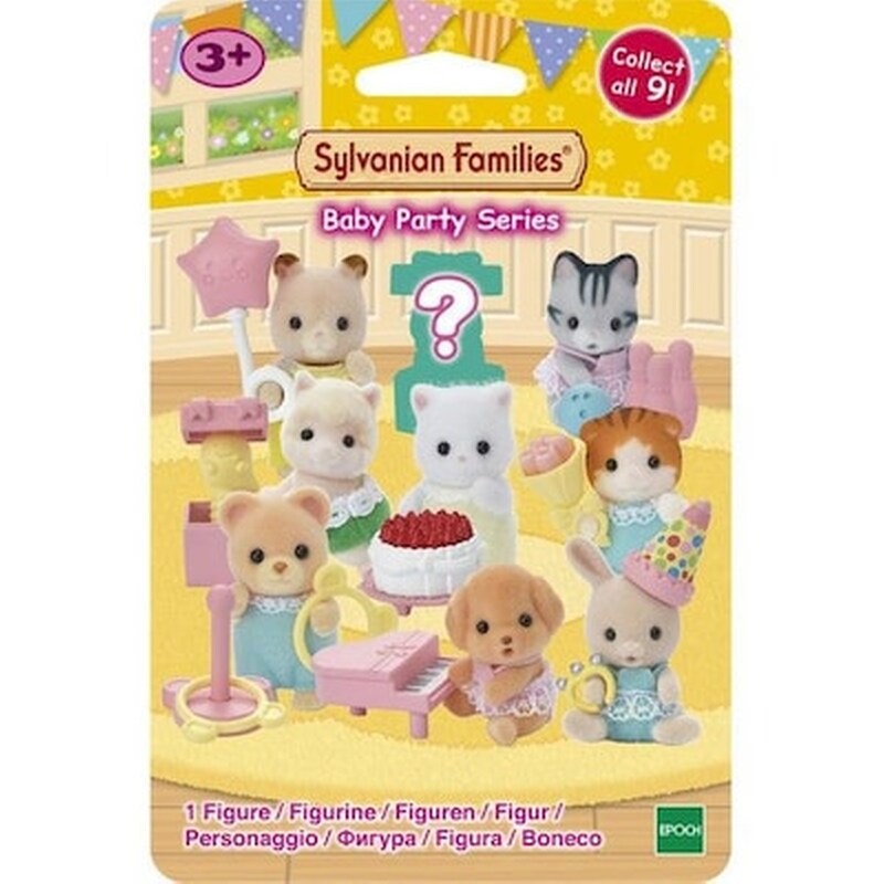 Sylvanian Families: Baby Party Series (blind Bag) (5463) Τυχαία Επιλογή Φιγούρας (1 Τεμάχιο)