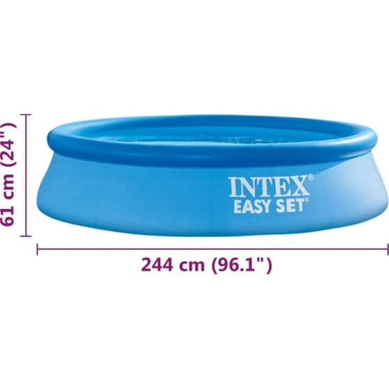 Φουσκωτή Οικογενειακή Πισίνα Intex Easy Set 1942 Lt - Μπλε image 6
