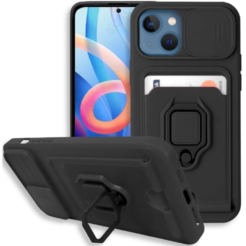 Θήκη Apple iPhone 13 - Bodycell Multifunction - Μαύρο